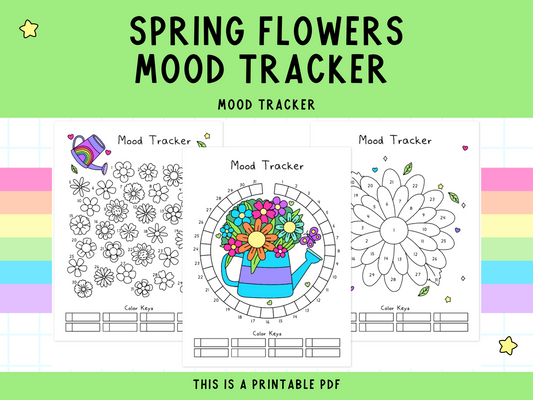 Spring Flowers Mood Tracker