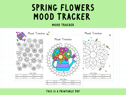 Spring Flowers Mood Tracker