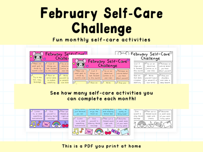 February Self-Care Challenge