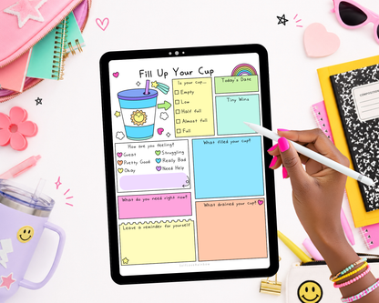 Fill Your Cup Worksheet