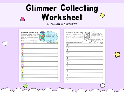 Glimmer Collecting Worksheet