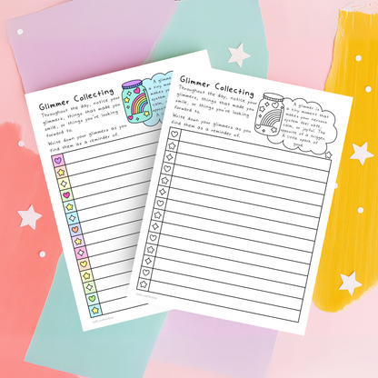 Glimmer Collecting Worksheet