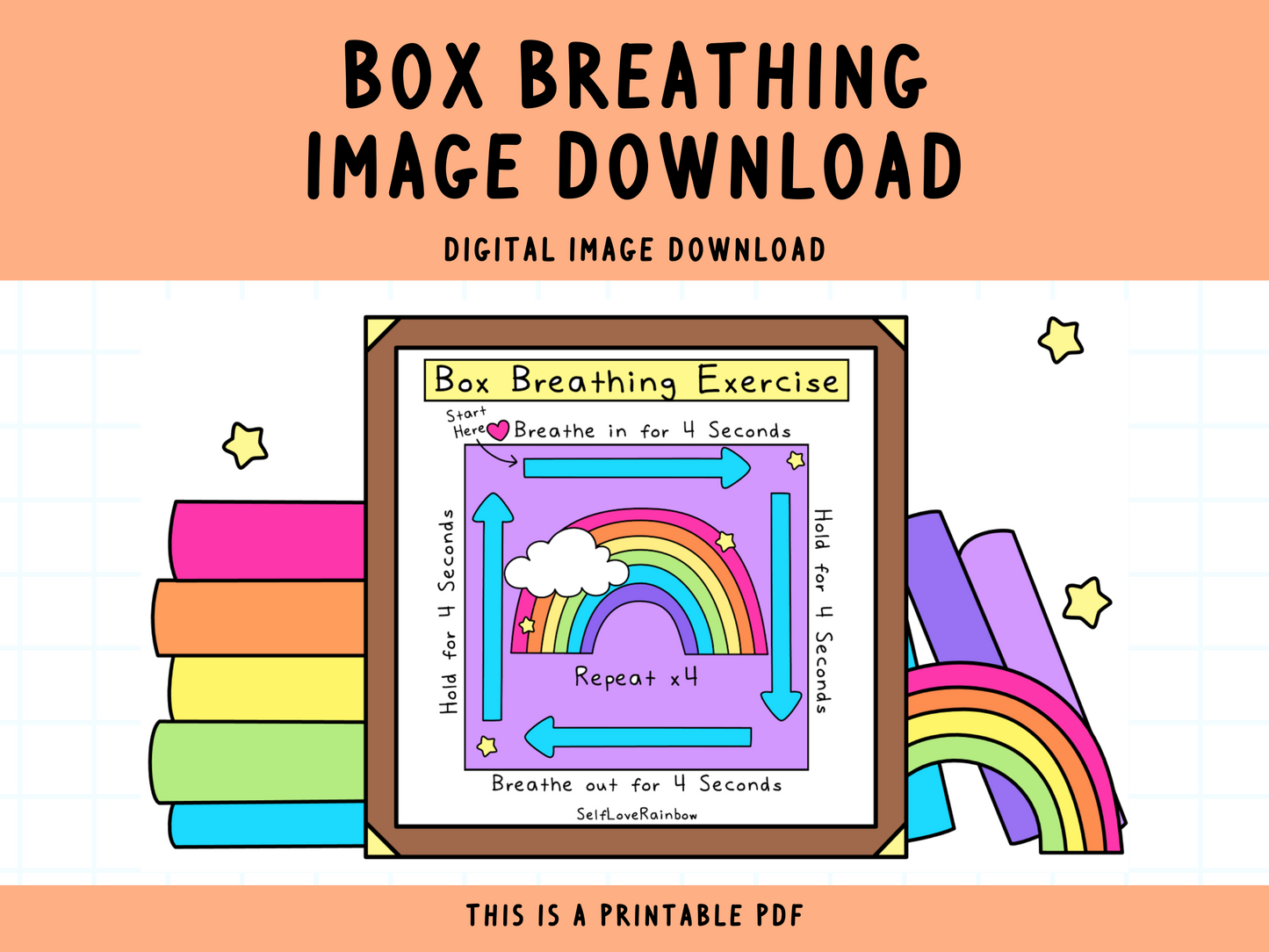 Box Breathing Digital Print