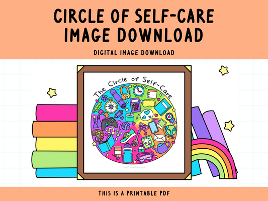 Circle of Self-Care Digital Print