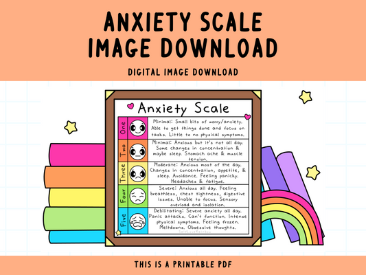 Create Your Own Anxiety Scale Digital Print