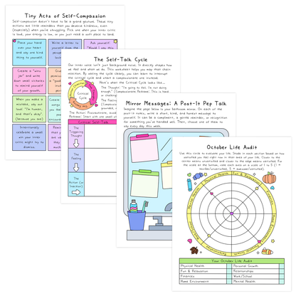October Life Audit Worksheets
