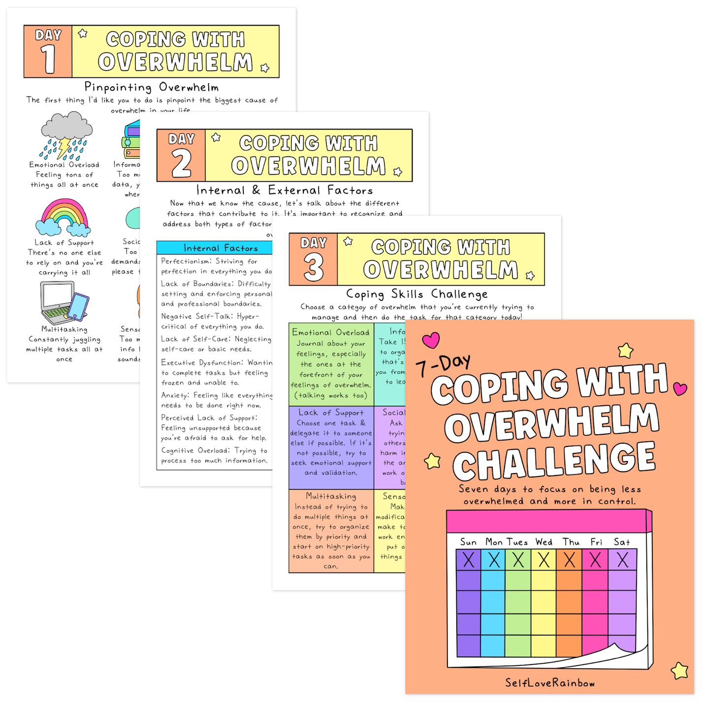 7-Day Overwhelm Challenge – SelfLoveRainbow