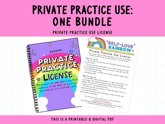 Private Practice Use License: One Bundle