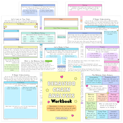 Behavior Chain Analysis Workbook