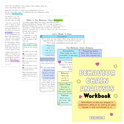 Behavior Chain Analysis Workbook