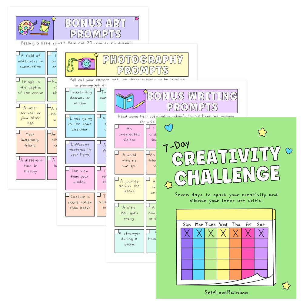 7-Day Creativity Challenge – SelfLoveRainbow