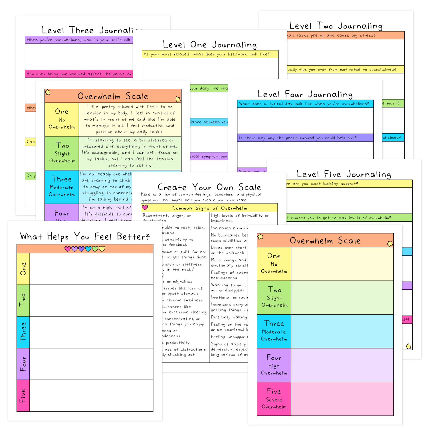 Create Your Own Overwhelm Scale – SelfLoveRainbow