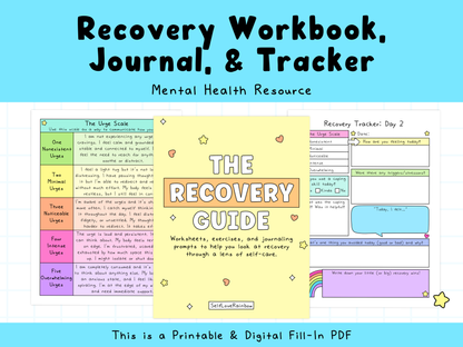 The Recovery Workbook, Journal, & Tracker