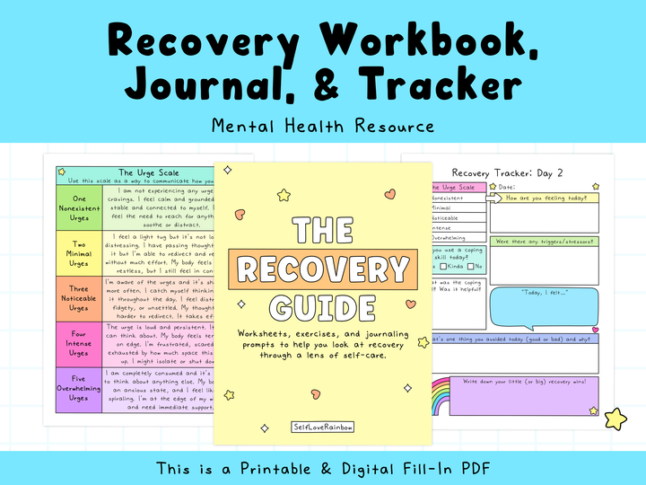 The Recovery Workbook, Journal, & Tracker