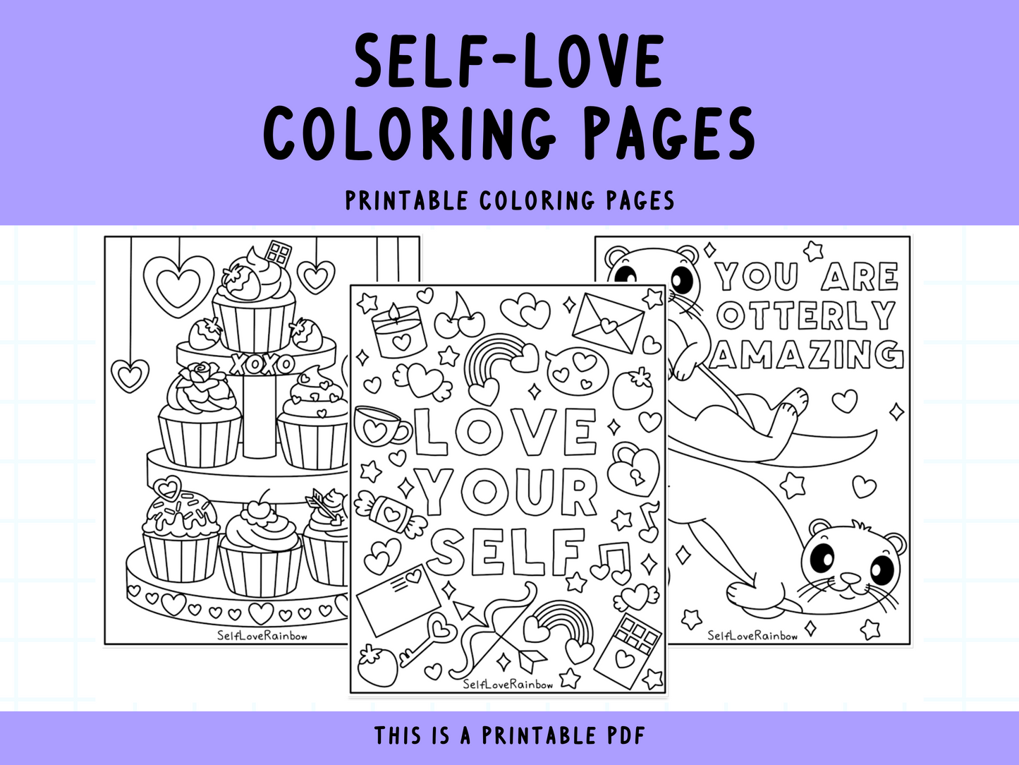 Self-Love Coloring Pages