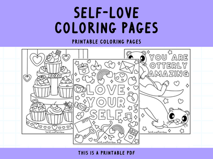 Self-Love Coloring Pages