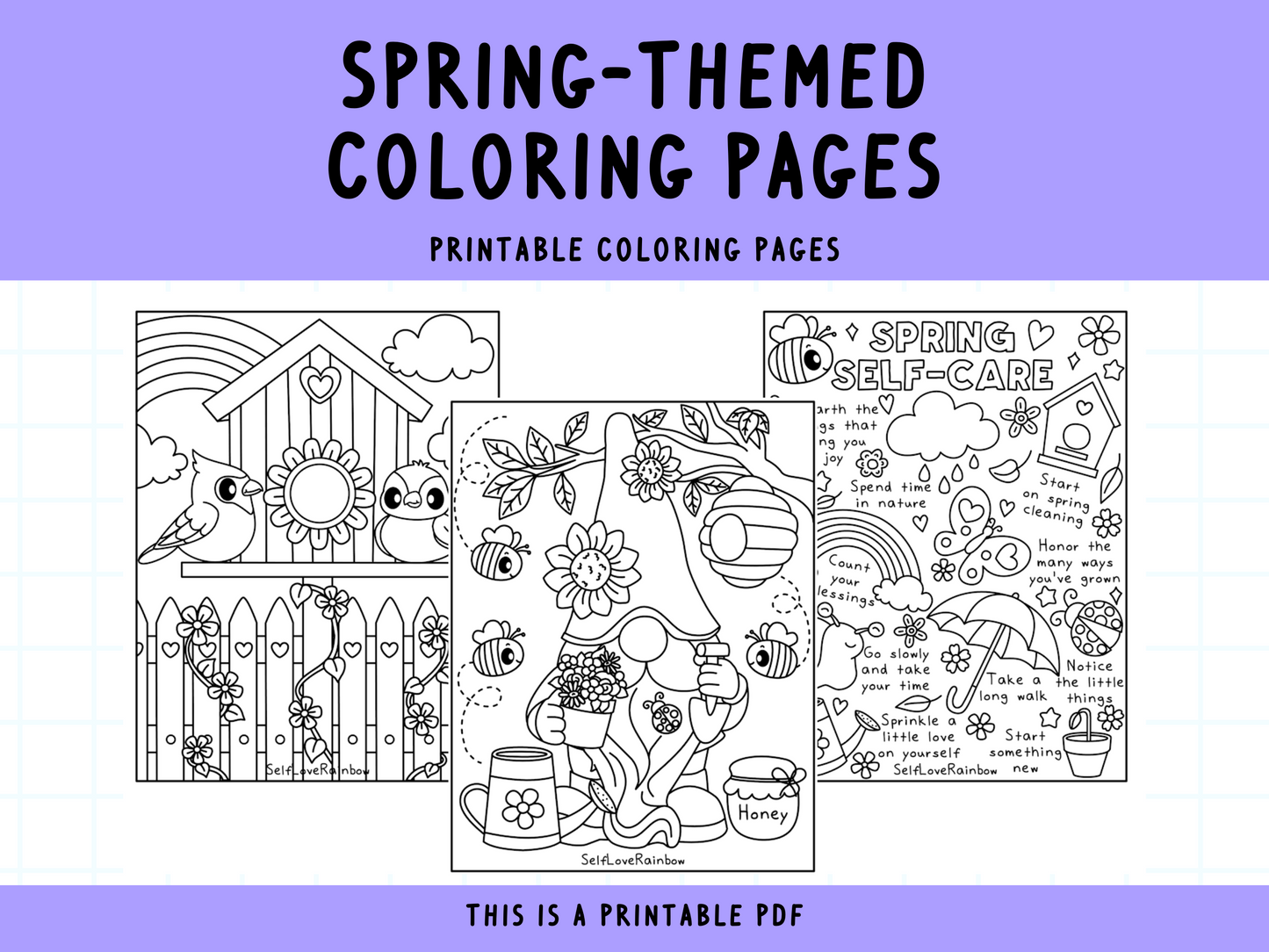 Spring Coloring Pages