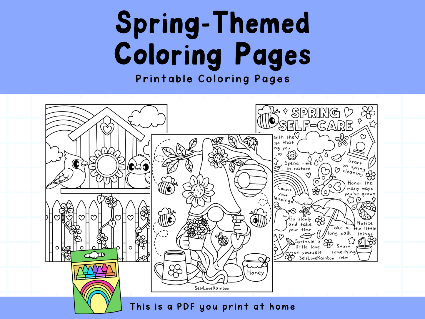 Spring Coloring Pages