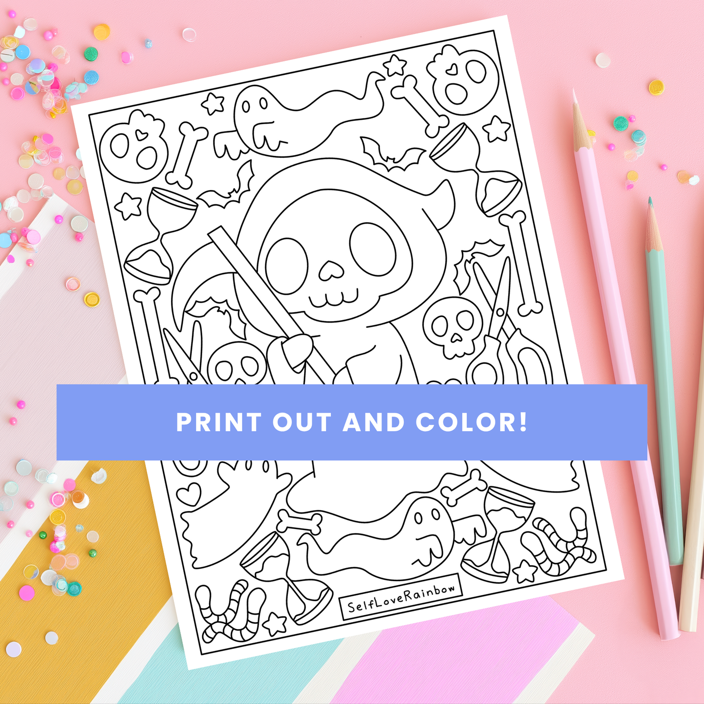 Halloween Friend Coloring Pages