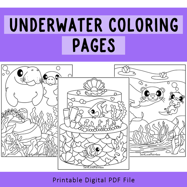 Underwater Coloring Pages – SelfLoveRainbow