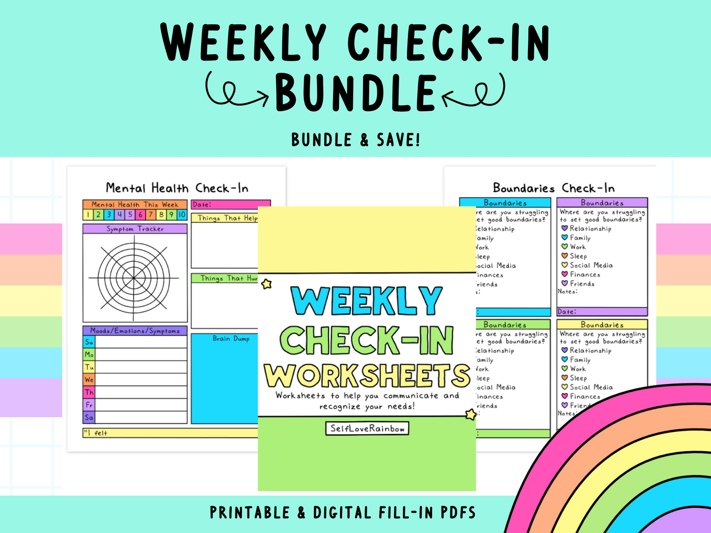 Weekly Check-In Pages Bundle