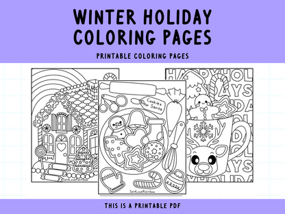 Holiday Coloring Pages