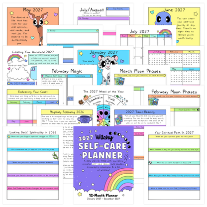 2027 Witchy Self-Care Planner
