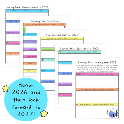 2027 Witchy Self-Care Planner