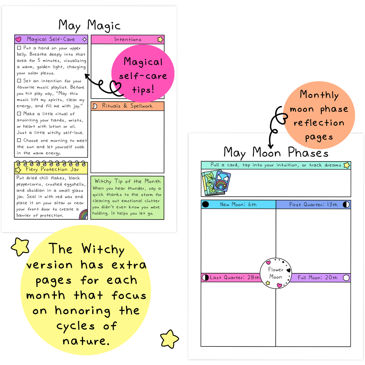 2027 Witchy Self-Care Planner