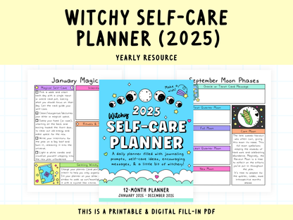 2025 Witchy Self-Care Planner