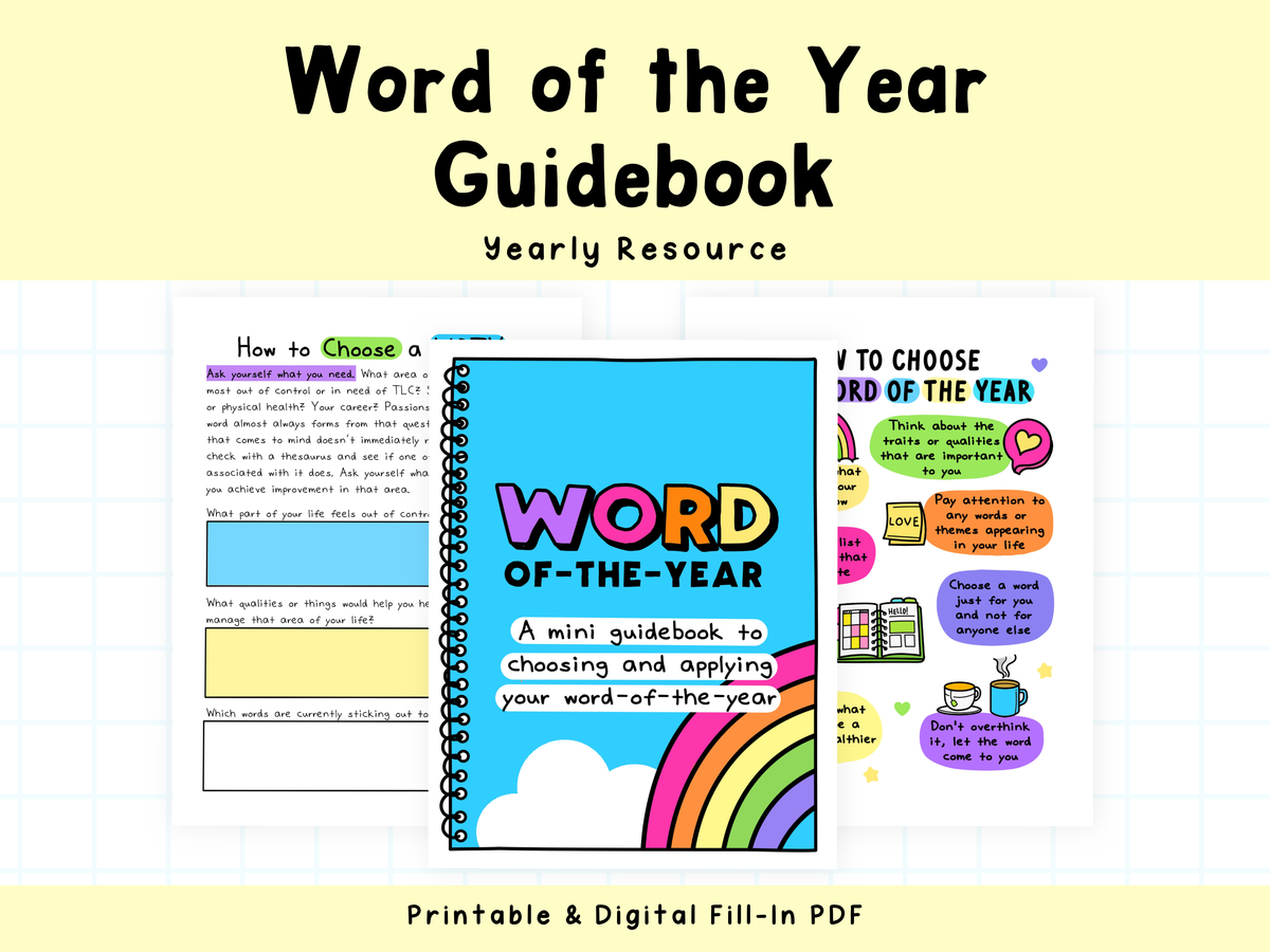 Word-of-the-Year Mini Guidebook – SelfLoveRainbow