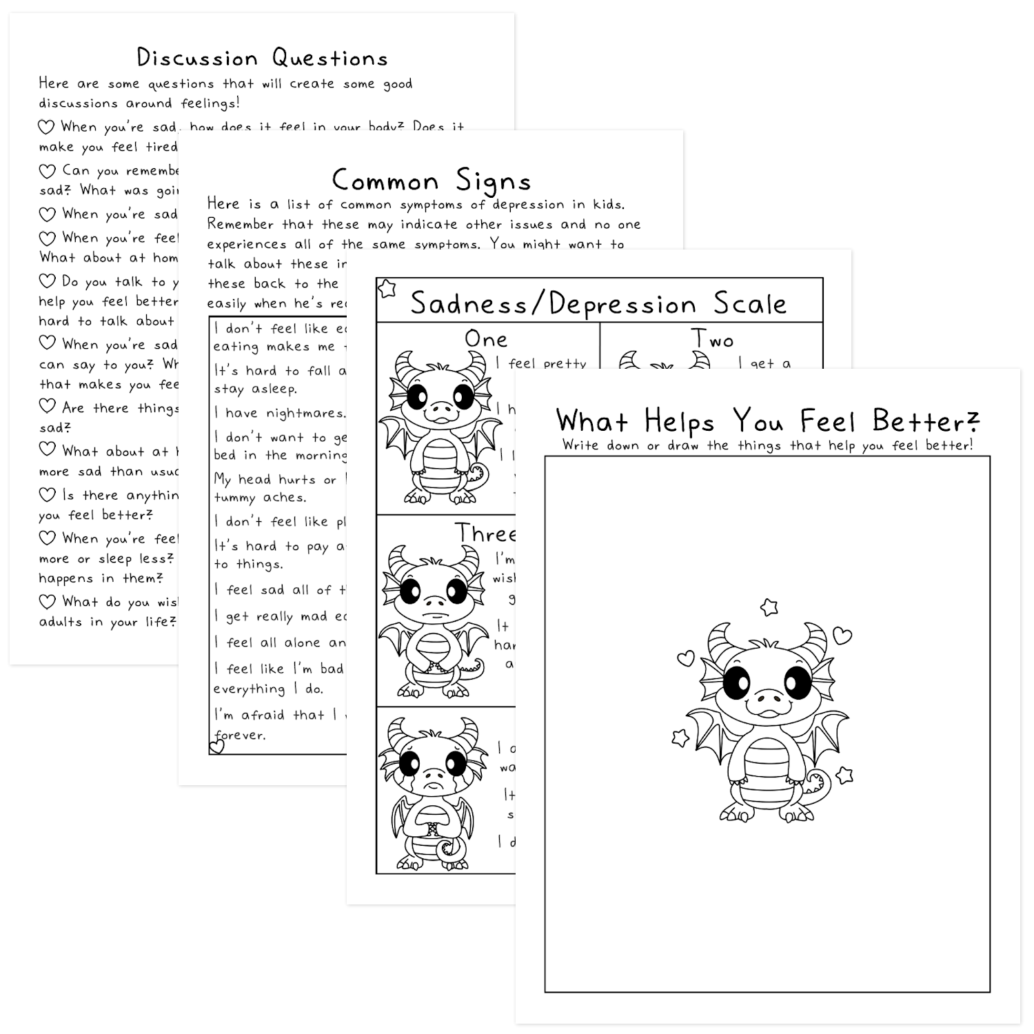 Create Your Own Depression Scale (Kids) – SelfLoveRainbow