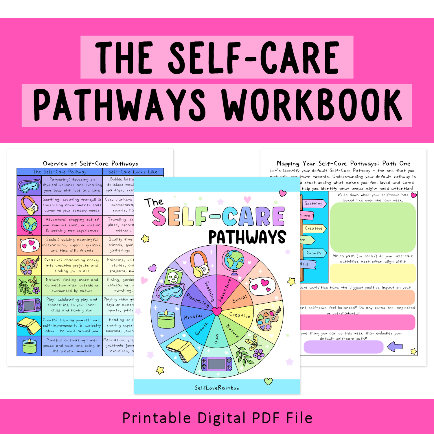 Self-Care Pathways Workbook – SelfLoveRainbow