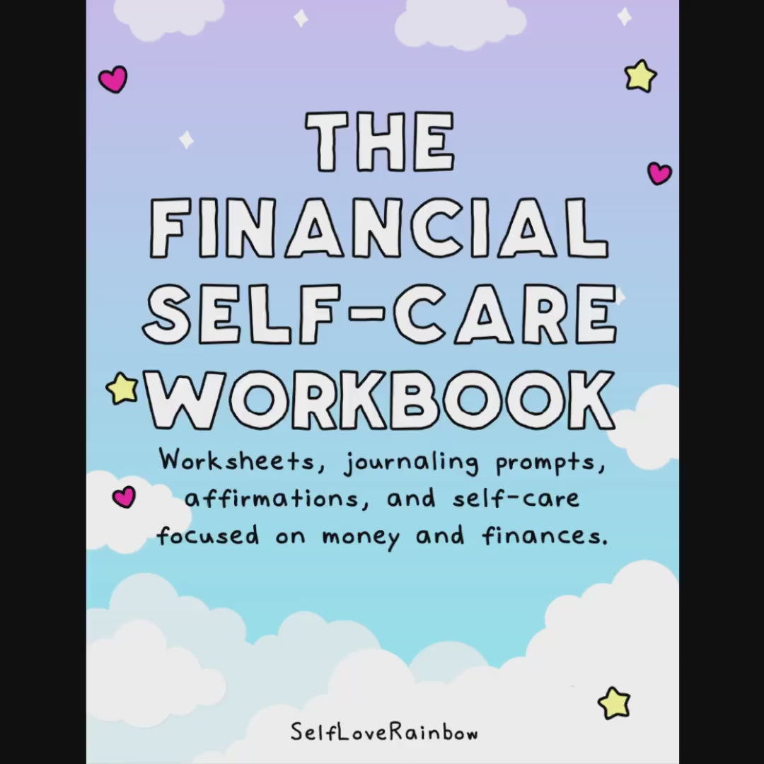 Financial Self-Care Workbook and Planner | Budgeting Worksheet | Financial Planner Printable PDF | Finance Tracker Bundle | ADHD Planner