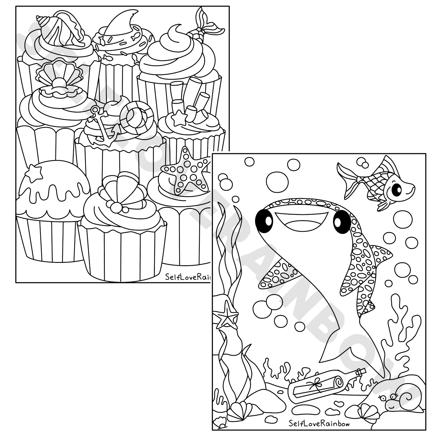 Underwater Coloring Pages – SelfLoveRainbow