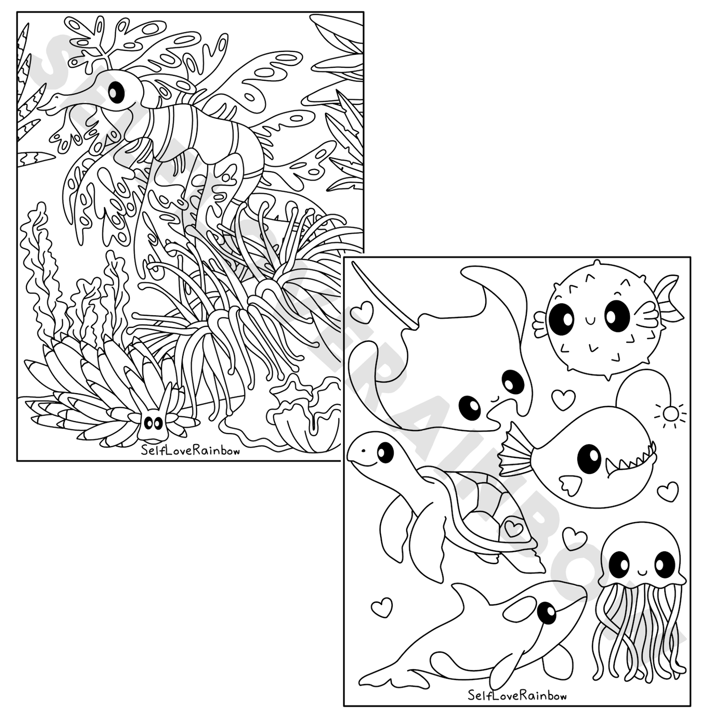 Underwater Coloring Pages