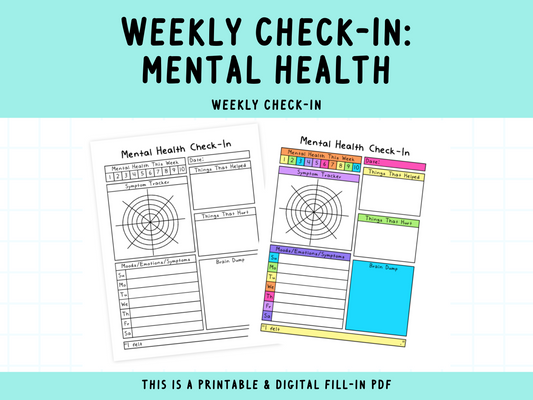 Weekly Mental Health Check-In