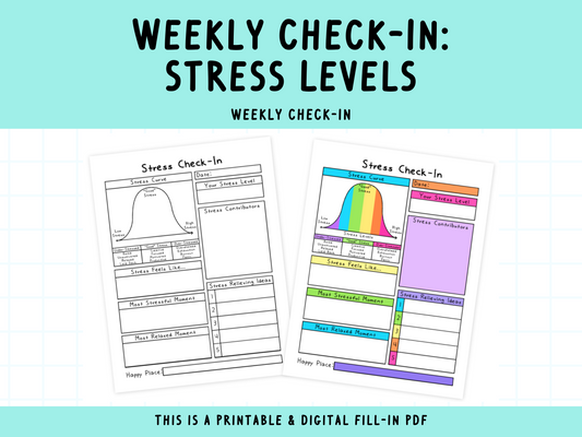 Weekly Stress Level Check-In