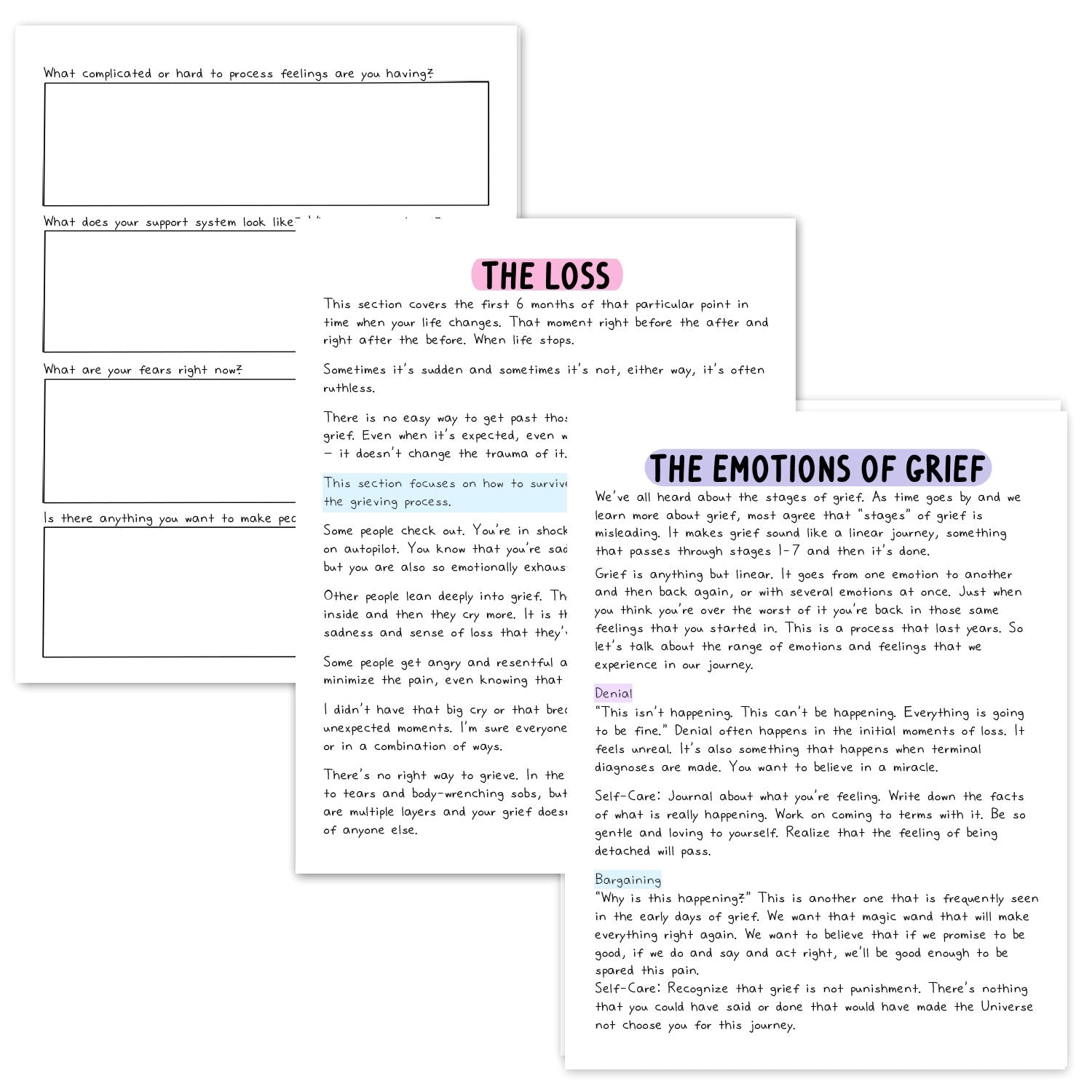 Uncovering Grief Workbook