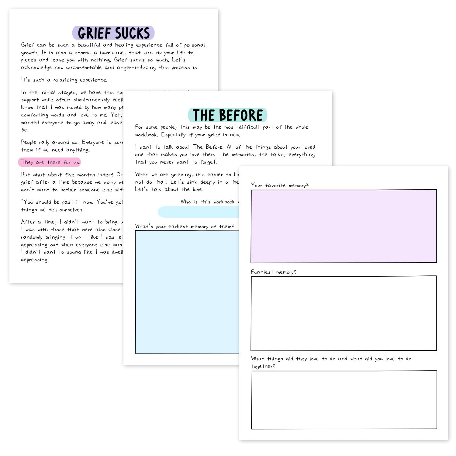 Uncovering Grief Workbook