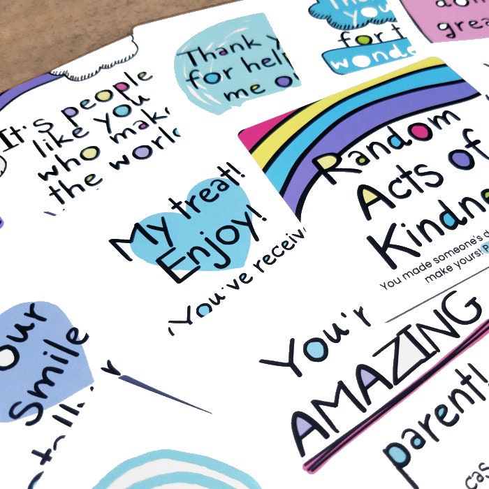 Printable Random Acts of Kindness Cards