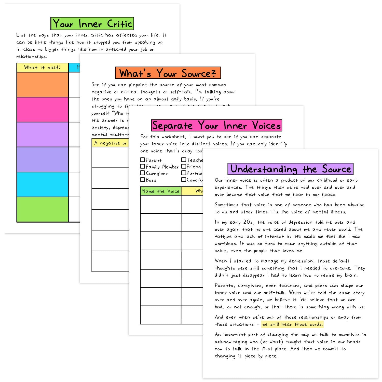 Self-Talk & Your Inner Voice
