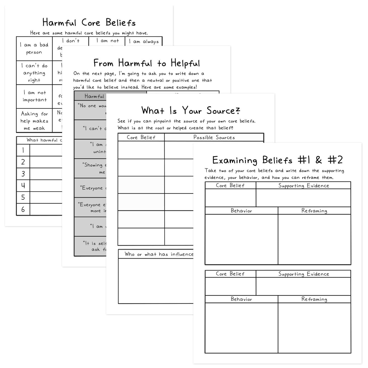 Cleaning Lists & Chore Charts