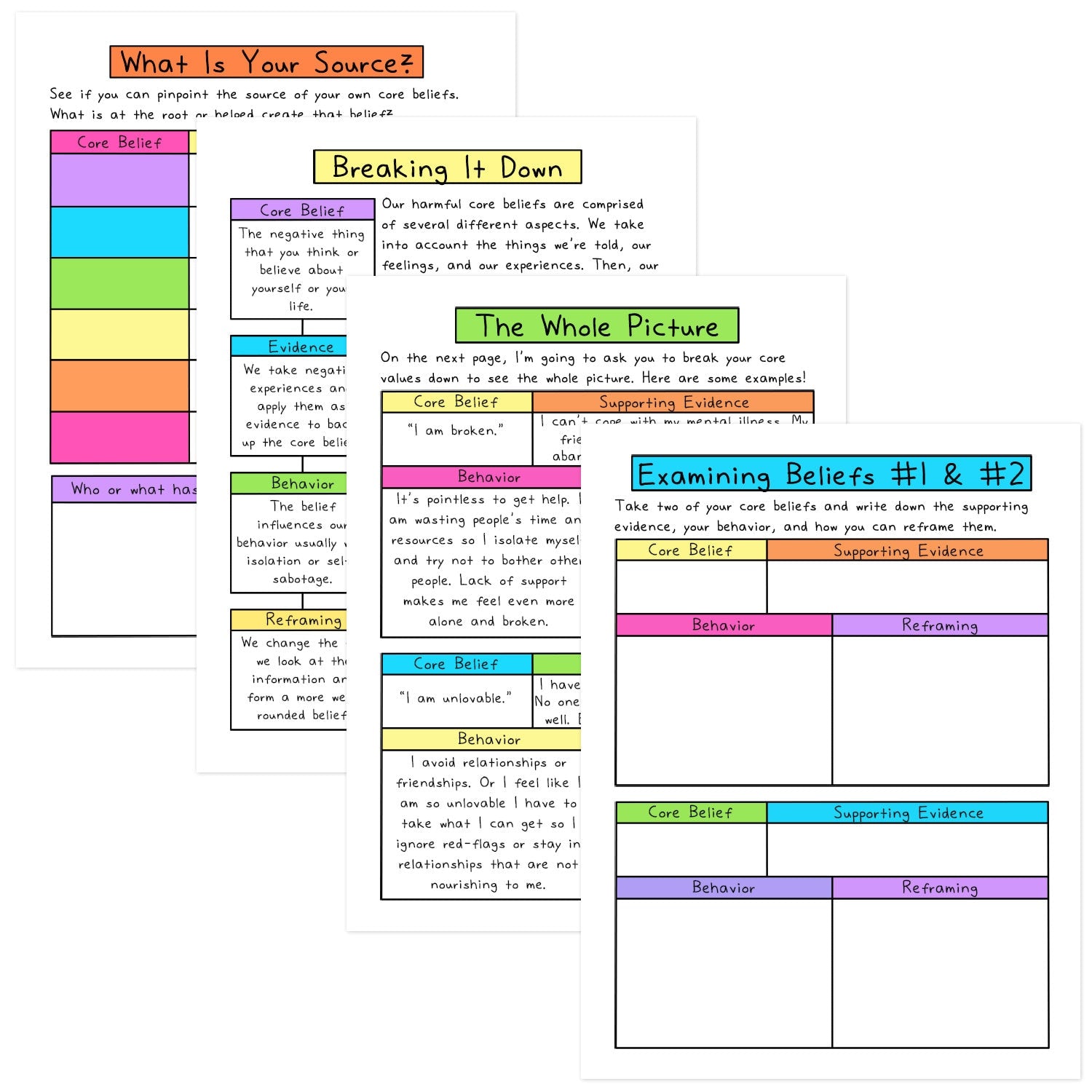 Cleaning Lists & Chore Charts