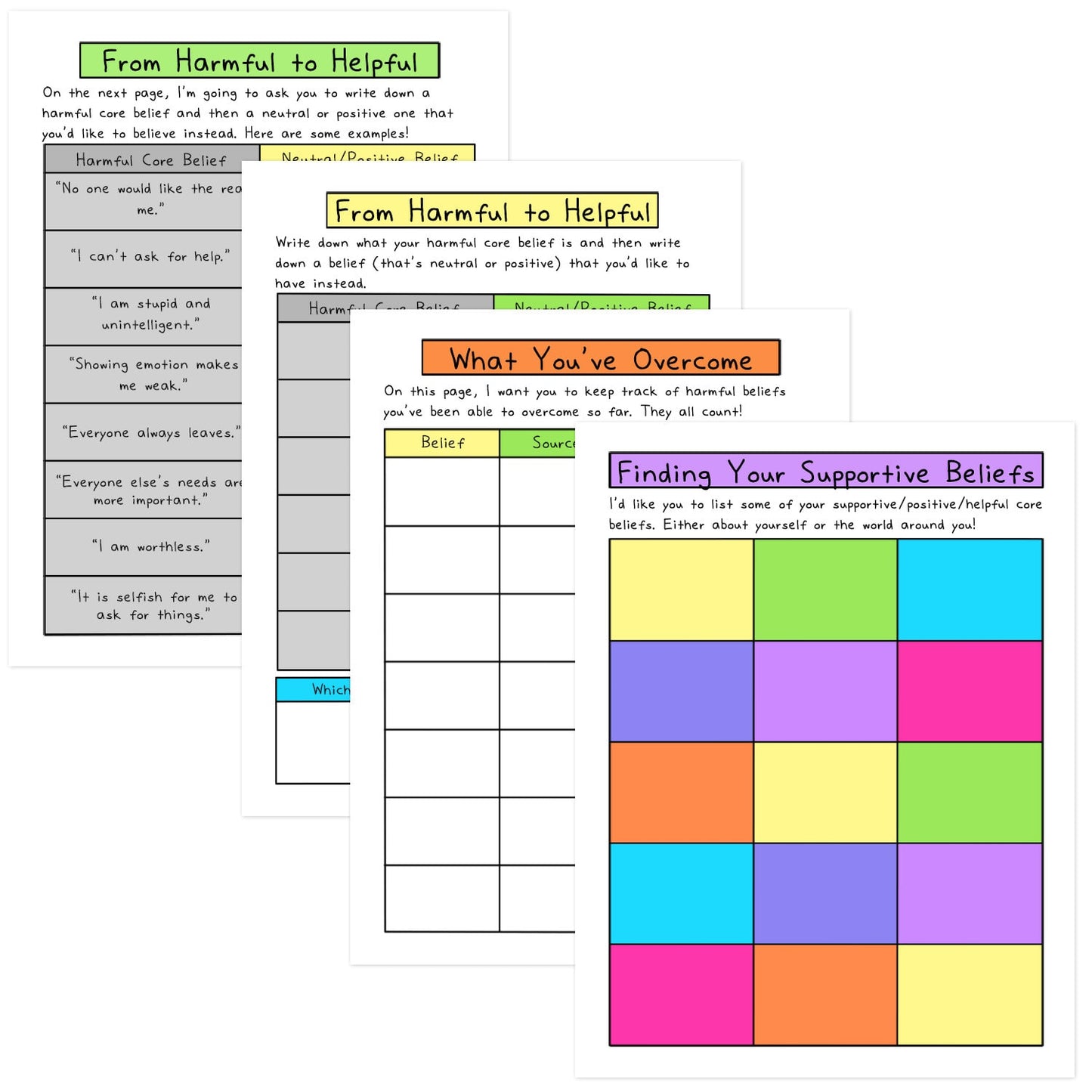 Cleaning Lists & Chore Charts