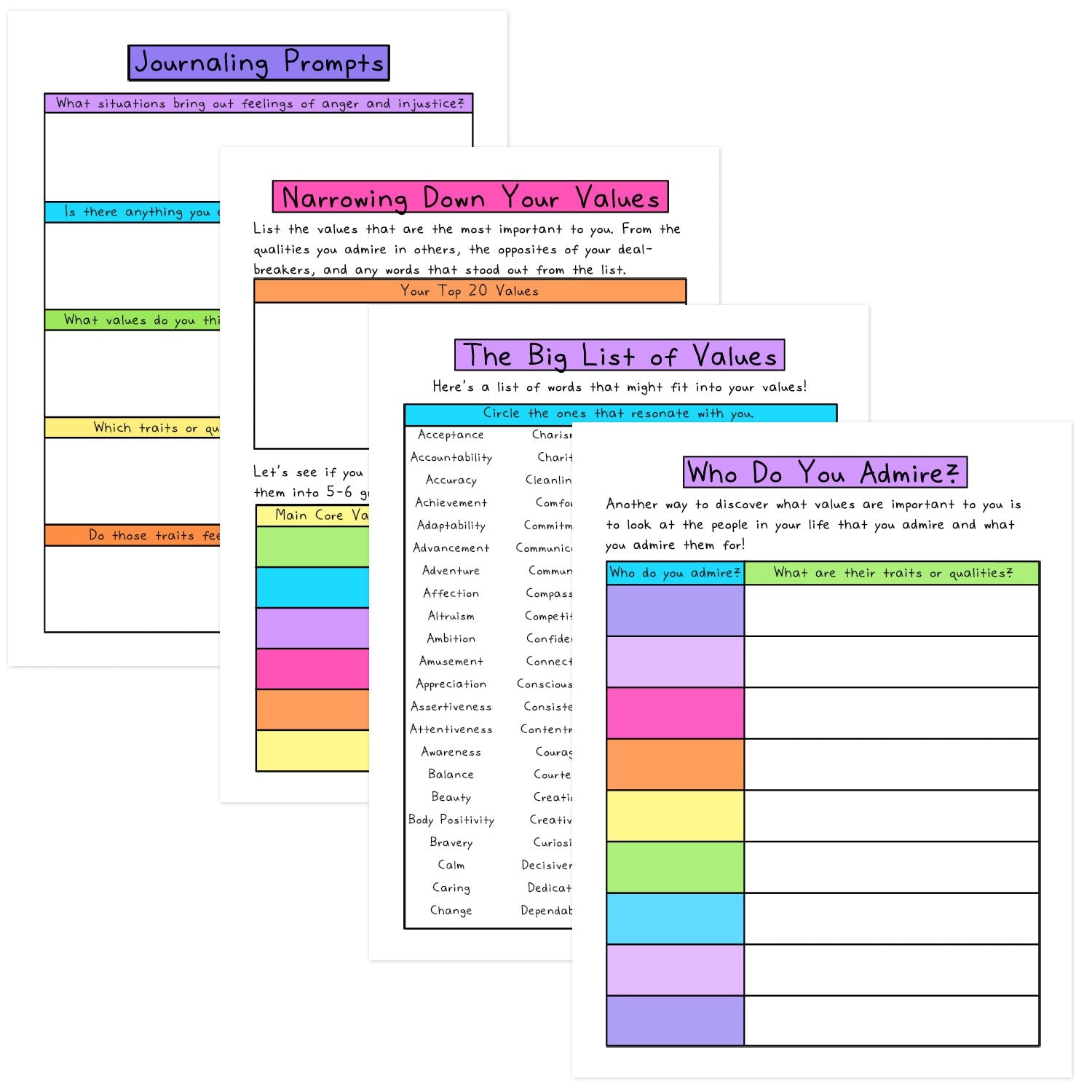 Cleaning Lists & Chore Charts