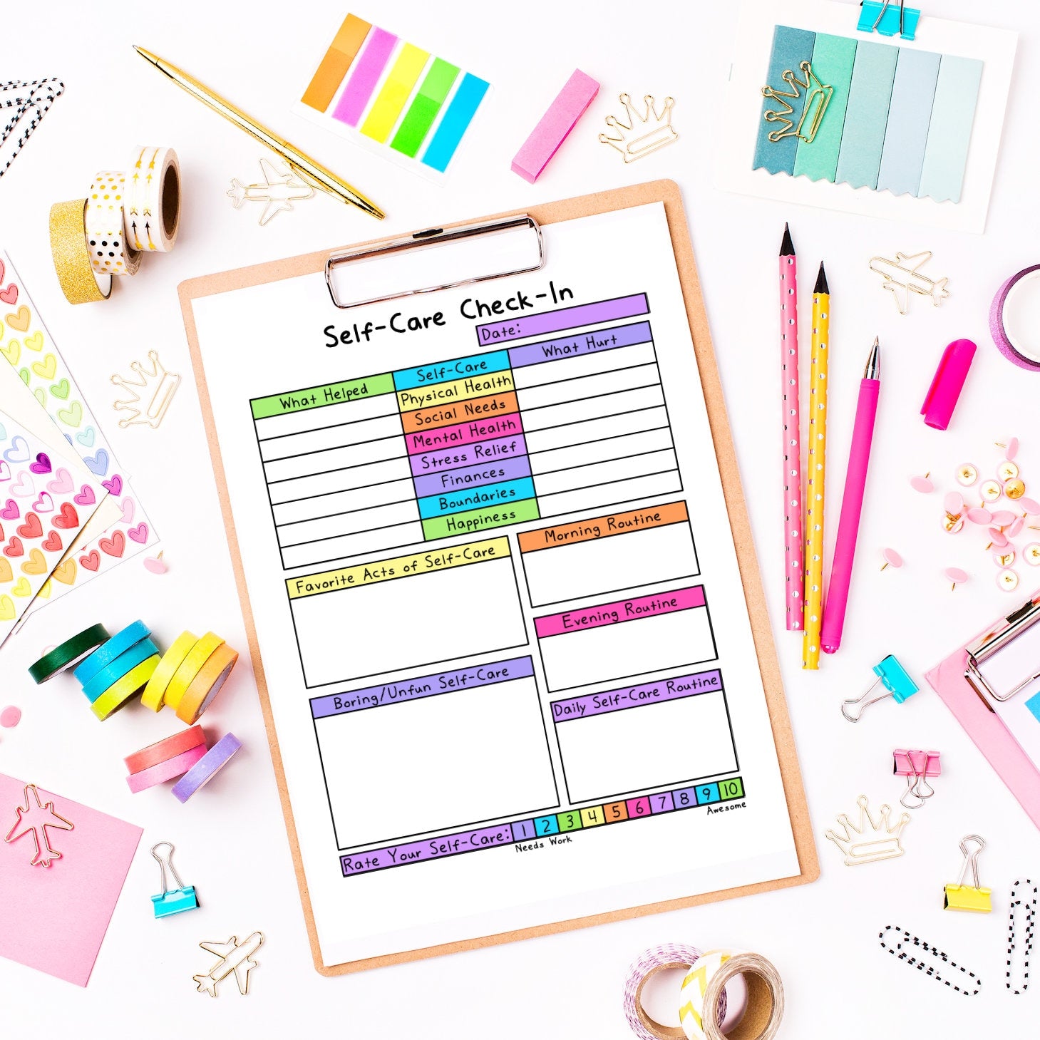 Weekly Self-Care Check-In