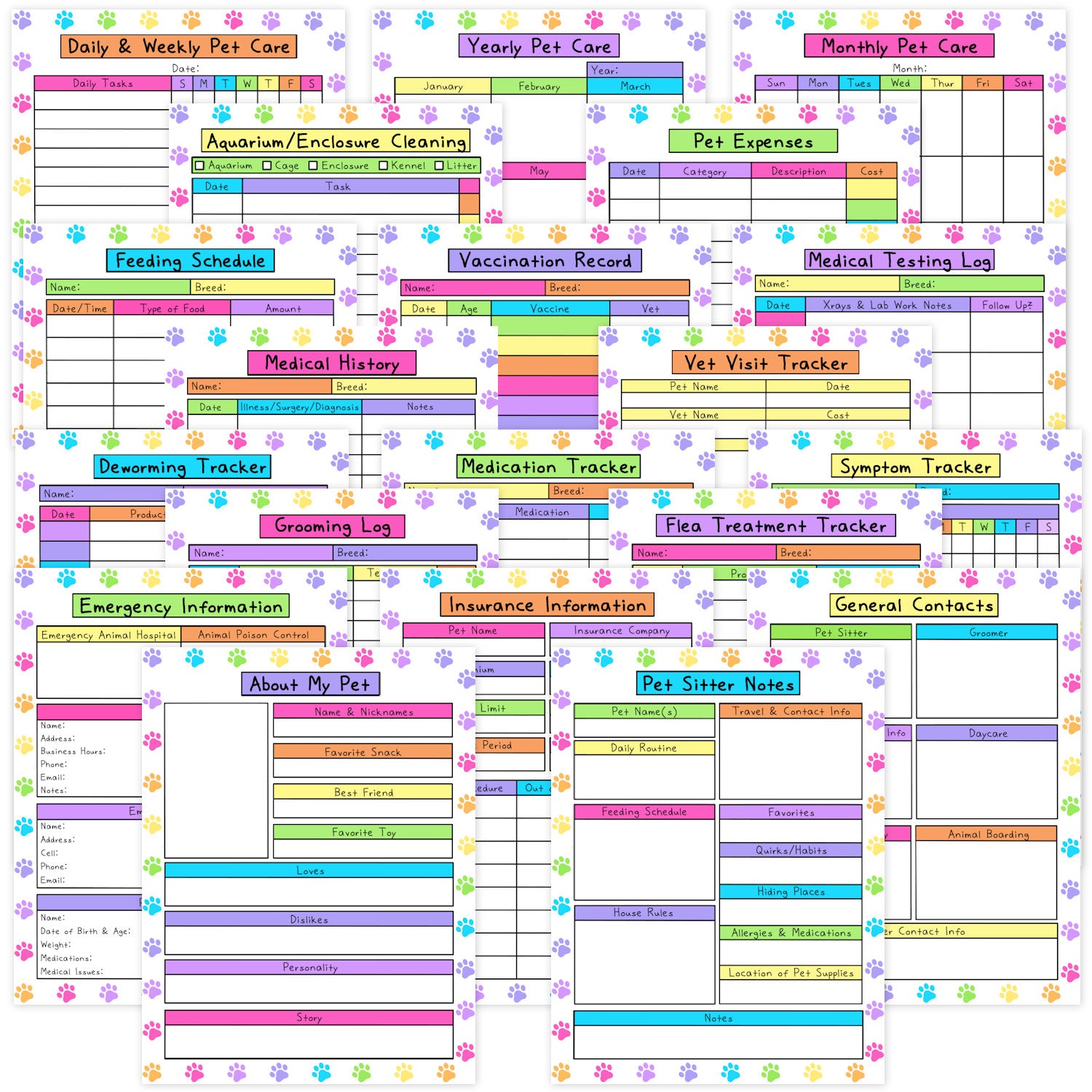 The Ultimate Pet Care Planner