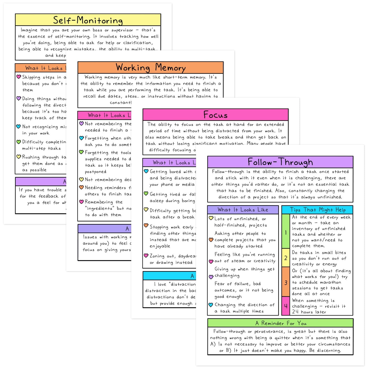 Executive Dysfunction Workbook