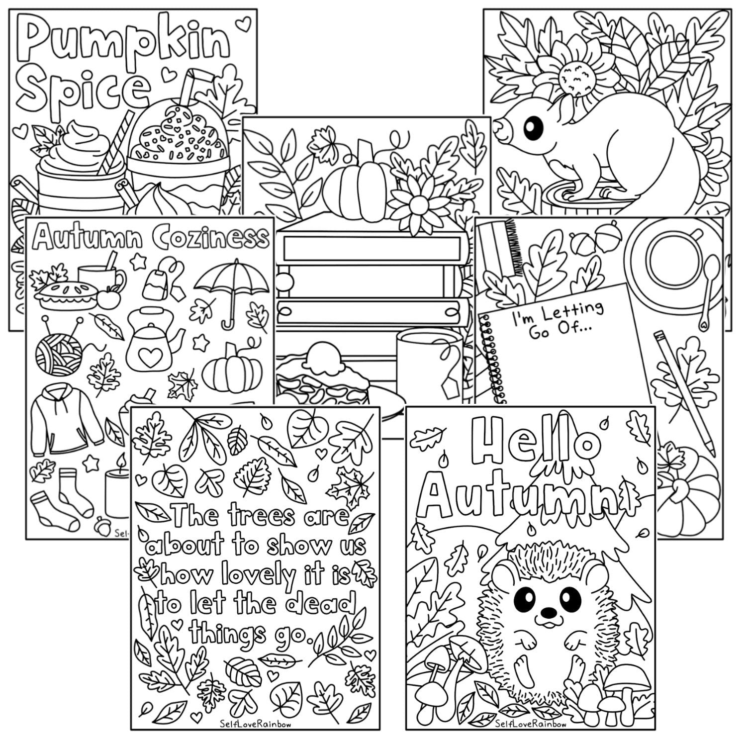 Autumn Coloring Pages